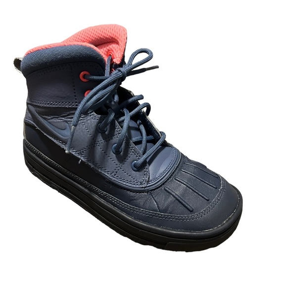 NIKE ACG Girls All Weather Blue & Pink Rubber Sole Waterproof High Top Boot-Sz 2 - Picture 15 of 15